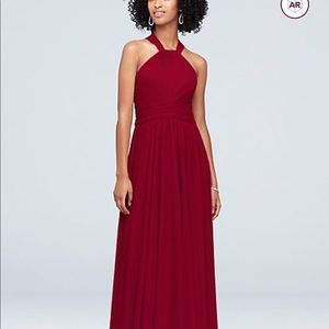 David’s Bridal Red Apple Bridesmaid Dress Sz 0
